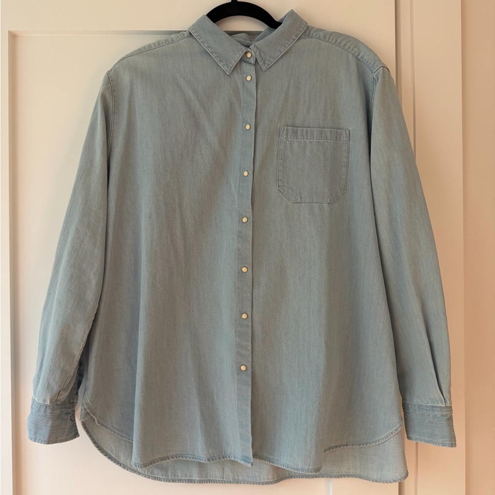 Sezane Max Shirt / Light blue denim / size 40 (M) - Picture 5 of 6